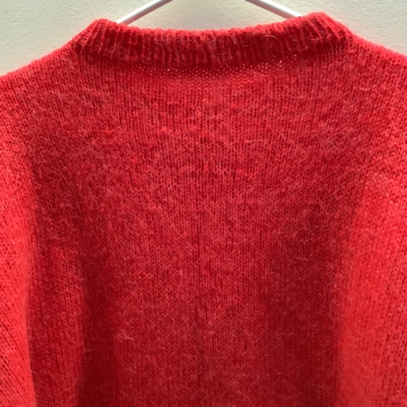 Vintage Abstract Design Drop Sleeve Sweater - Picture 8 of 9